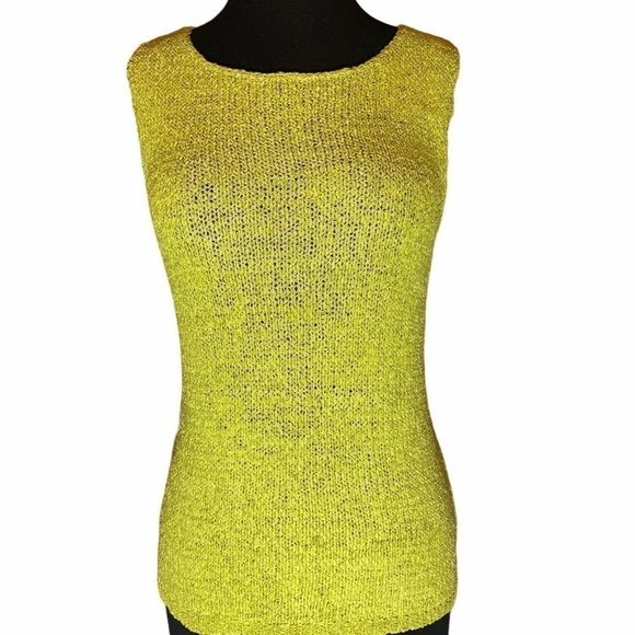 Chicos Silk Blend Knit Sleeveless Boho Summer Top S - Picture 2 of 10